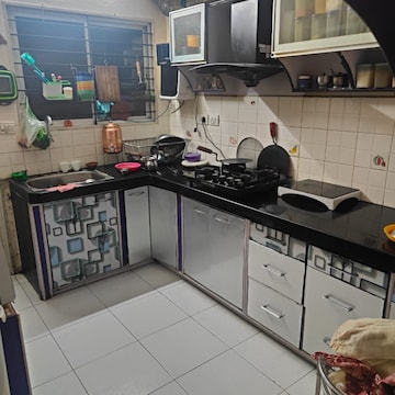 Kitchen in 3 BHK Apartment at Bicholi Mardana – for Rent