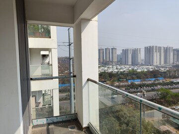 Balcony in 3 BHK Apartment at Vasavi GP Trends, Nanakramguda – for Rent