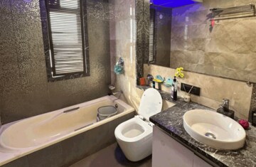 Bathroom in 3 BHK Apartment at Arihant Sparsh Vashi, Sector 26 – for Rent