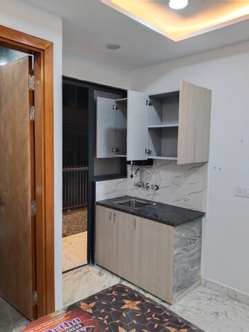 Kitchen in Studio Builder Floor at Tagore Garden – for Rent