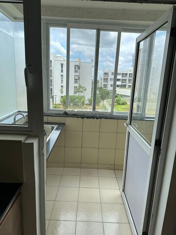Balcony in 3 BHK Apartment at Godrej Nurture Electronic City, Electronic City Phase I – for Rent