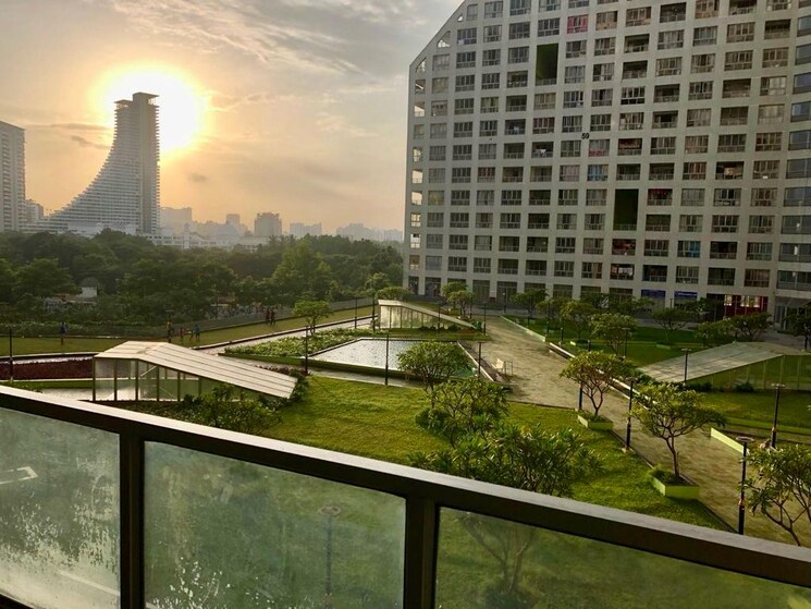 Balcony, kumar-parc-residences 2 Bedroom 840 Sq.Ft. Apartment In Hadapsar Pune 8191963