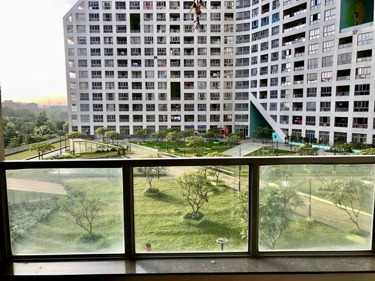 Balcony, kumar-parc-residences 2 Bedroom 840 Sq.Ft. Apartment In Hadapsar Pune 8191963
