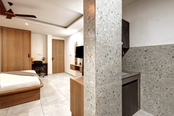 Kitchen in 1 RK Builder Floor at Sector 43 – for Rent