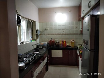 Kitchen in 3 BHK Apartment at Kundan Estates, Pimple Saudagar – for Rent