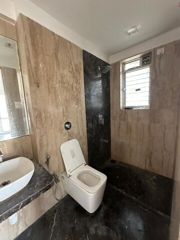 Bathroom in 4 BHK Apartment at Kanakia Levels, Malad East – for Rent
