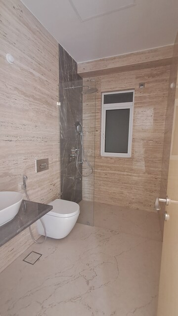 Bathroom in 2.5 BHK Apartment at Marathon Monte South, Byculla West – for Rent
