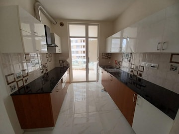 Kitchen in 2.5 BHK Apartment at Mantri Webcity, Hennur – for Rent