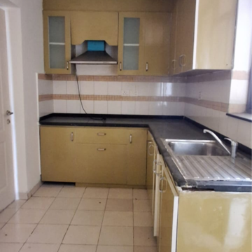 Kitchen in 3 BHK Apartment at Malibu Town – for Rent
