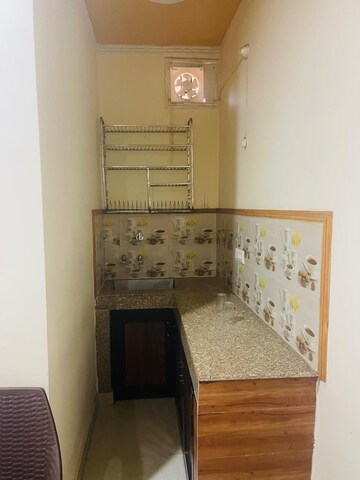Kitchen in 1 RK Apartment at Home Town, Patiala Road – for Rent