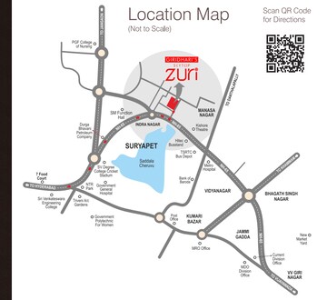 2.5 BHK Apartment – Map Location View at Kodad - for Sale