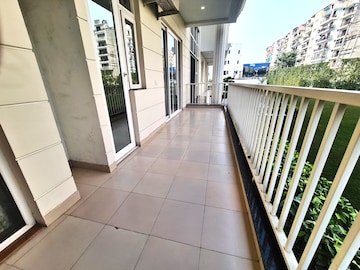 Balcony in 3 BHK Apartment at Motia Blue Ridge, Dhakoli Village – for Sale
