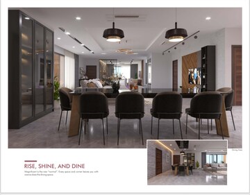 Living Room in 4 BHK Apartment at Sri Fortune Sonthalia Sky Villas, Kokapet – for Sale