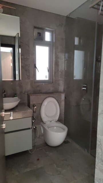Bathroom in 3 BHK Apartment at Oberoi Maxima, Andheri East – for Rent