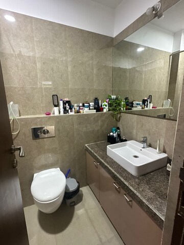 Bathroom in 3 BHK Apartment at Sunteck City Avenue 1, Goregaon West – for Rent