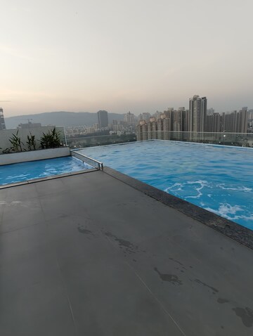 Swimming Pool in 1 BHK Apartment at Ashar Axis, Majiwada – for Rent