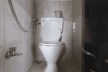 Bathroom in 1 BHK Apartment at RNA NG Regency Phase I, Balkum Pada – for Rent