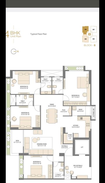 4 BHK Apartment For Sale in Thaltej