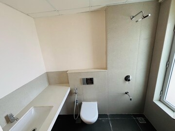 Bathroom in 3 BHK Apartment at Piramal Vaikunth, Balkum Pada – for Rent