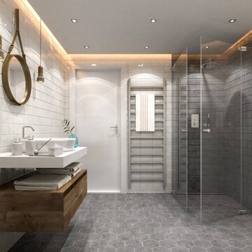 Bathroom in 1 BHK Apartment at Salasar Elanza, Mira Road – for Sale