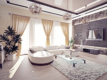 Living Room in 1 BHK Apartment at Salasar Elanza, Mira Road – for Sale