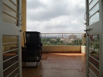 Balcony in 3 BHK Apartment at Paranjape La Cresta, Sopan Baug – for Rent