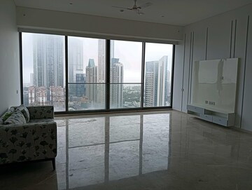 Living Room in 4 BHK Apartment at Rustomjee Crown, Prabhadevi – for Rent