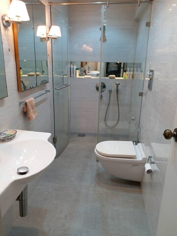 Bathroom in 2 BHK Apartment at Bandra West – for Rent