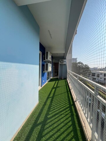 Balcony in 3 BHK Apartment at Pacific Golf Estate, Kulhan – for Sale