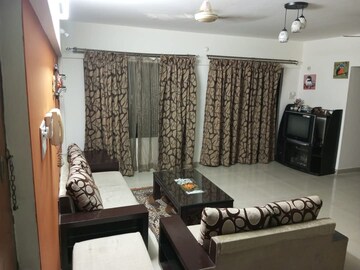 Living Room in 2.5 BHK Apartment at BU Bhandari Acolade, Kharadi – for Rent