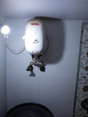 Bathroom in 1 BHK Apartment at Sharada CHS Kalwa, Kalwa – for Rent