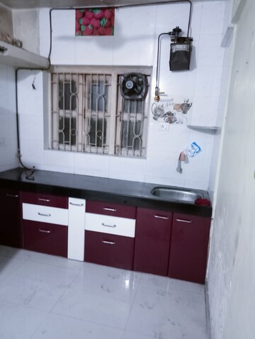 Kitchen in 1 BHK Apartment at Sharada CHS Kalwa, Kalwa – for Rent