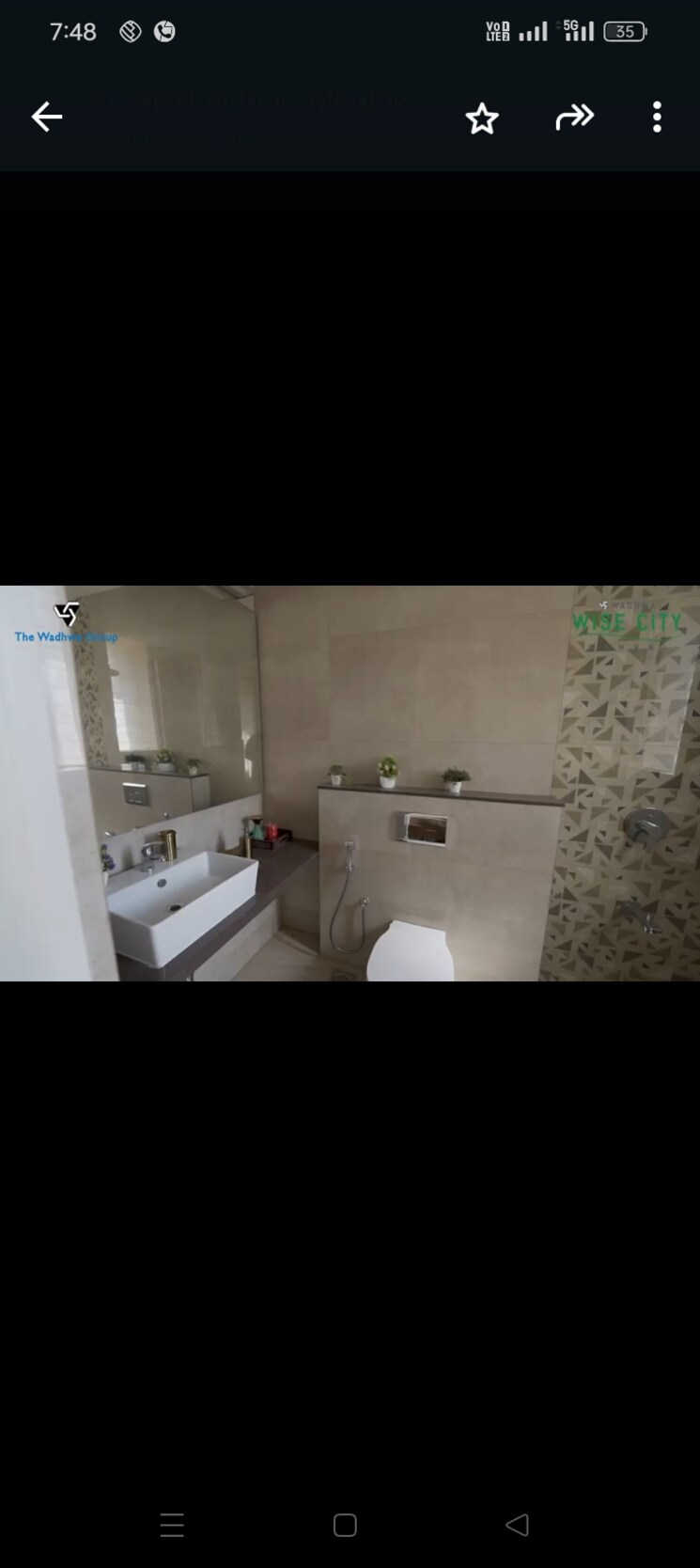 Master Bedroom, wadhwa-wise-city 4 Bedroom 1800 Sq.Ft. Independent House In Old Panvel Navi Mumbai 8193995