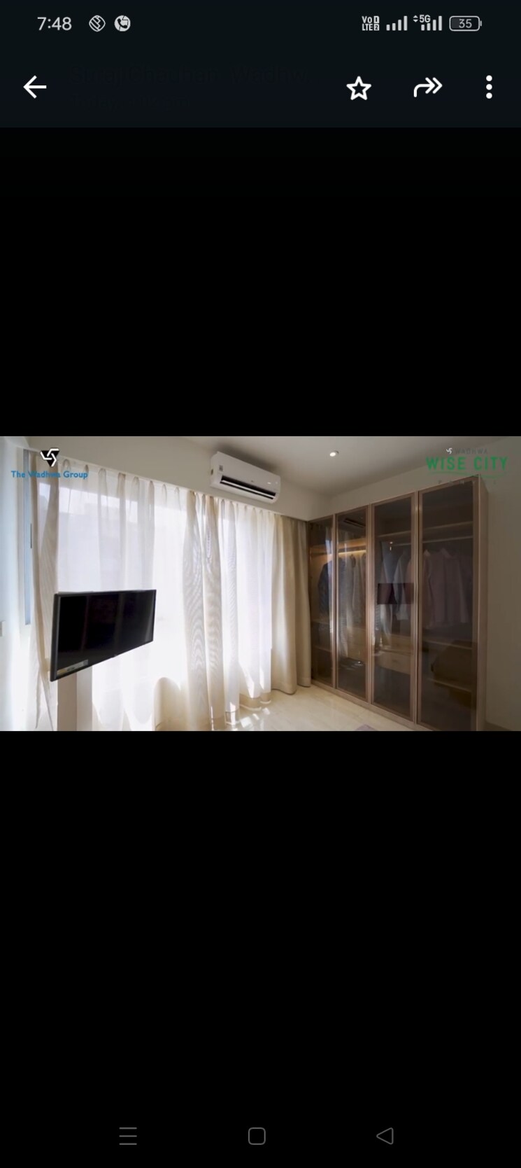 Bedroom, wadhwa-wise-city 4 Bedroom 1800 Sq.Ft. Independent House In Old Panvel Navi Mumbai 8193995