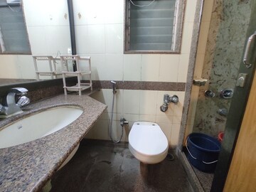 Bathroom in 2.5 BHK Apartment at Siddhachal Apartment 8, Vasant Vihar – for Rent