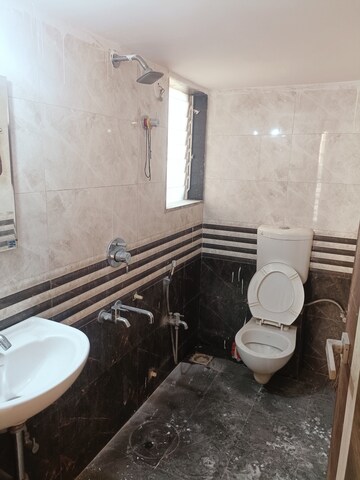 Bathroom in 1 BHK Apartment at Rajaram Sukur Sapphire, Ghodbunder Road – for Sale