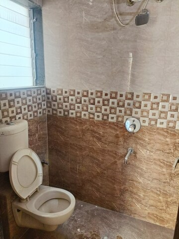 Bathroom in 1 BHK Apartment at Rajaram Sukur Sapphire, Ghodbunder Road – for Sale