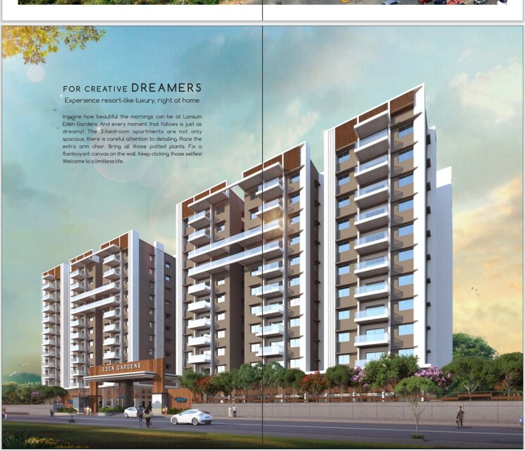 Exterior View, lansum-eden-gardens 3 Bedroom 2160 Sq.Ft. Apartment In Kondapur Hyderabad 8194139