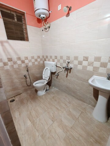 Bathroom in 3 BHK Apartment at Vivek Sanskaar, Whitefield Road – for Rent