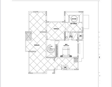 Floor Plan in 4 BHK Apartment at Salarpuria Gold Summit, Hennur – for Sale