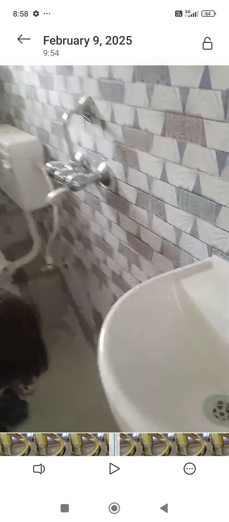 Bathroom, deba-bijoya 3 Bedroom 1050 Sq.Ft. Apartment In Behala Kolkata 8194178