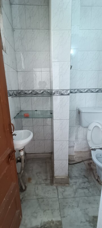 Bathroom in 2 BHK Builder Floor at East Of Kailash – for Rent