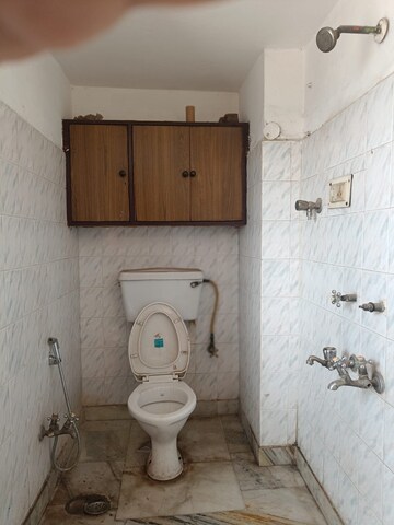 Bathroom in 2 BHK Builder Floor at East Of Kailash – for Rent