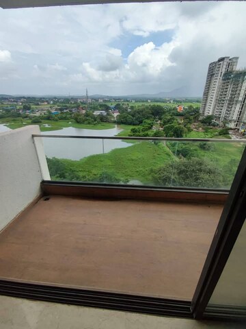 Balcony in 3 BHK Apartment at Lodha Lakeshore Greens, Dombivli East – for Rent