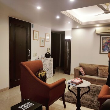 Living Room in 3 BHK Builder Floor at East Of Kailash – for Rent
