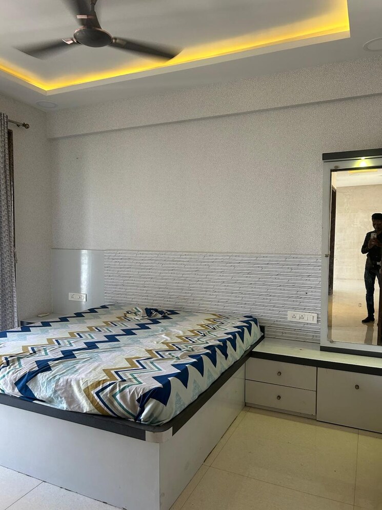 Bedroom, keystone-solista 2 Bedroom 1150 Sq.Ft. Apartment In Seawoods Navi Mumbai 8194401