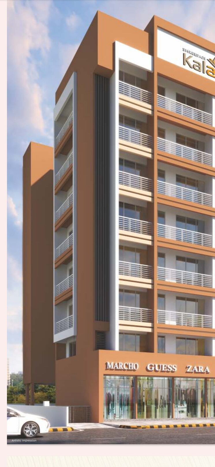 Exterior View, pushpak nagar 1 Bedroom 410 Sq.Ft. Apartment In Pushpak Nagar Navi Mumbai 8194457