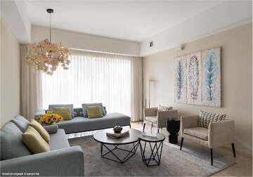 Living Room in 4 BHK Apartment at Godrej Air Sector 85, Sector 85 – for Sale
