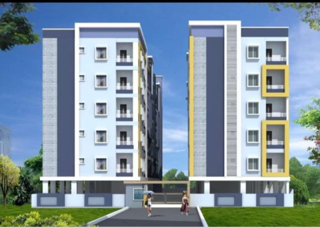 2 BHK + Pooja Room Apartment For Sale in Suneetha Constructions 