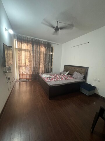 Living Room in 3 BHK Apartment at Sushma Elite Cross, Dhakoli Village – for Rent